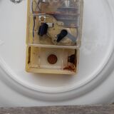 Old pendulum/wall plate earthenware moulin des loups, circa 1970's