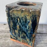 Vase de potier en grès émaillé