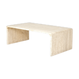 Vintage coffee table in travertine 1970s