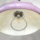 Space Age retractable dining room hanging lamp