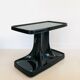 Brown-black fiberglass trolley Astarte publisher, Italy 1970s