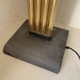 Vintage 1970s adjustable gold floor lamp designed by Goffredo Reggiani