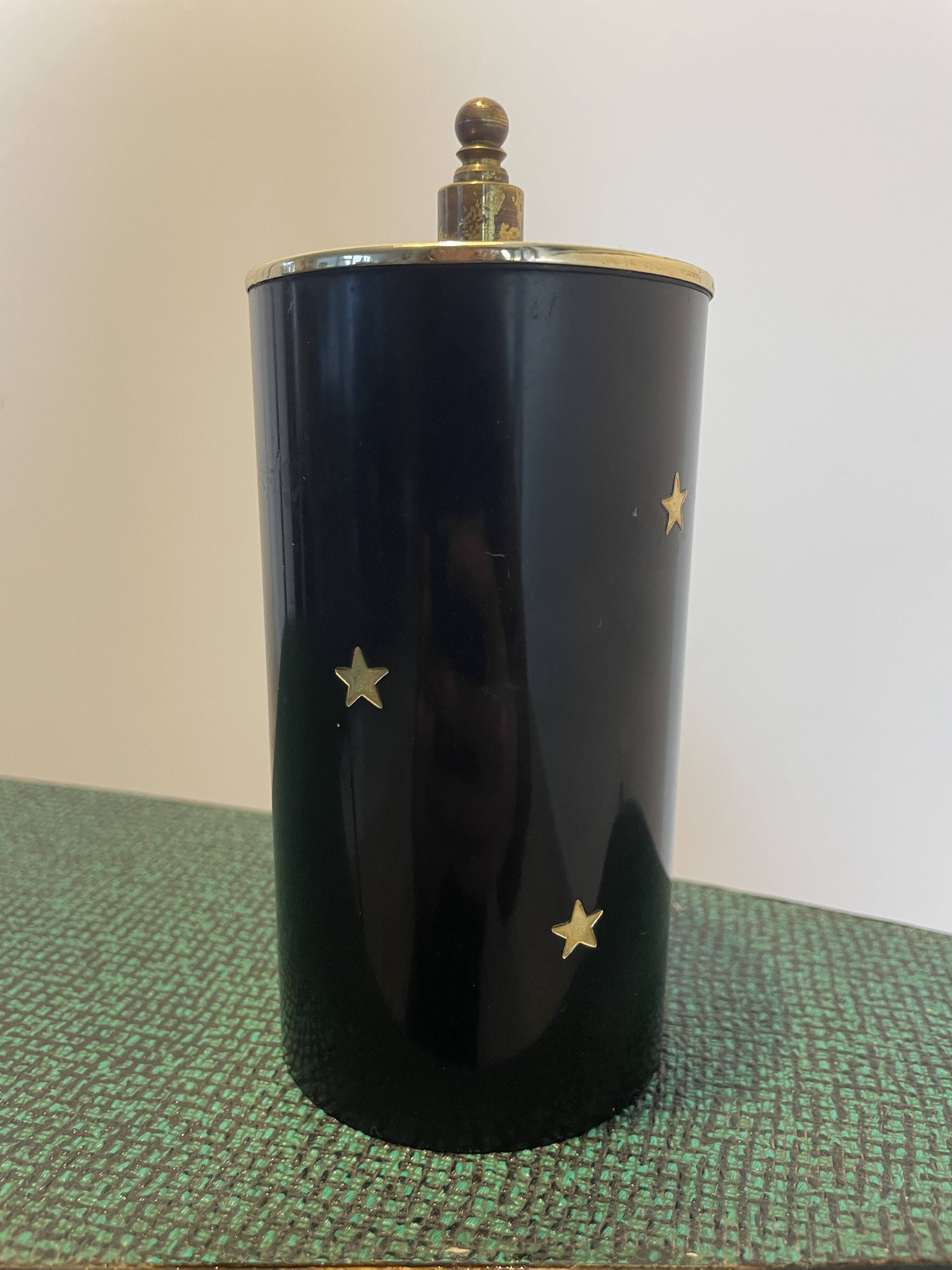 Brass and Bakelite cigarette dispenser