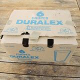 6 Chopes 33 CL Duralex en Verre  Transparent Ref 1690
