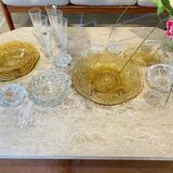 Travertine coffee table 70s