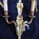 4 bronze wall lights in Louis XVI - XV style