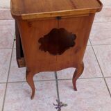 Beech bedside tables. 1930s Art Deco.