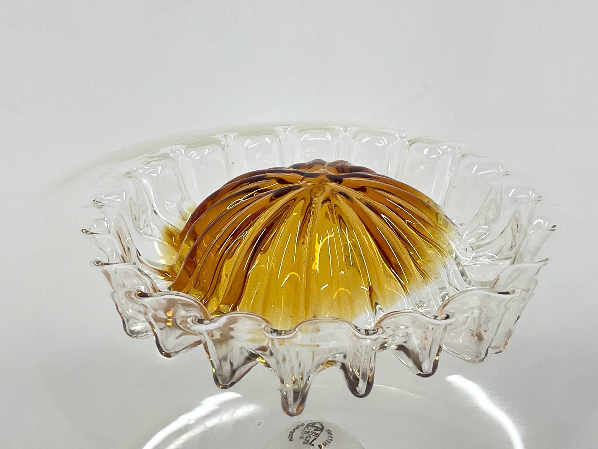 Mid-Century Chrome & Murano Glass Floor Lamp, Italy, 1970's