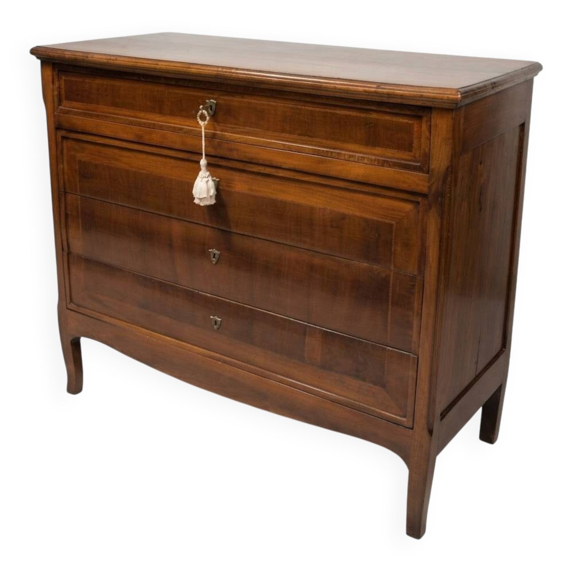 Commode ancienne en noyer, 1880