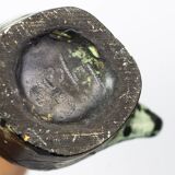 Carafe and its 3 liqueur glasses in glazed ceramic by Jacques Blin