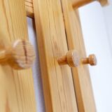 Pair of Slatted Wall Coat Racks