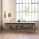 Vintage pine farm table