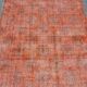 Tapis orange pour chambre à coucher