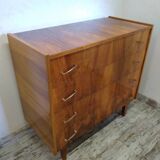 Vintage lacquered chest of drawers