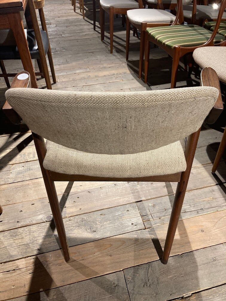 Model 42 teak dining chairs by Kai Kristiansen for Schou Andersen