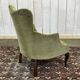 English walnut armchair from the early 20th century