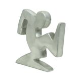 La Linea Osvaldo Cavandoli Design Bookend Metal