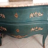 Louis XV curved dresser 2 drawers
