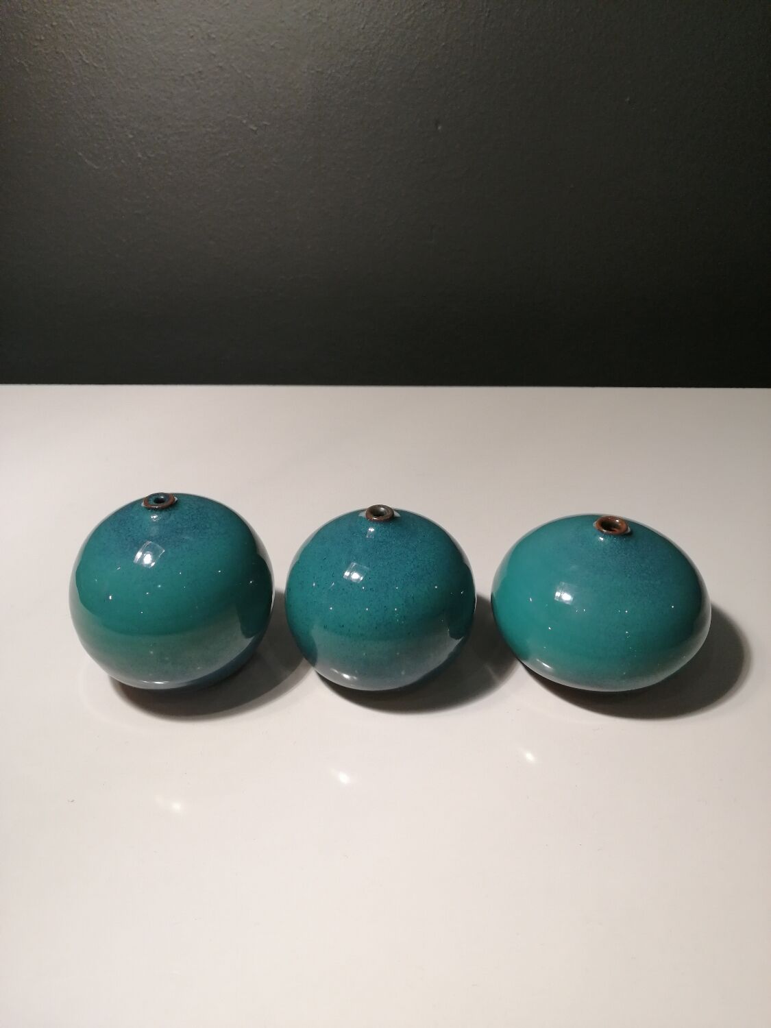 Soliflores vases by ceramist Antonio Lampecco