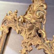 Pair of Gilt Brass Rococo Picture Frames, Antique Decorative Wall & Table Frame