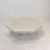 Italian Marble Octagon Coffee Table, 1980's
