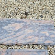 Pompadour fireplace in pink marble