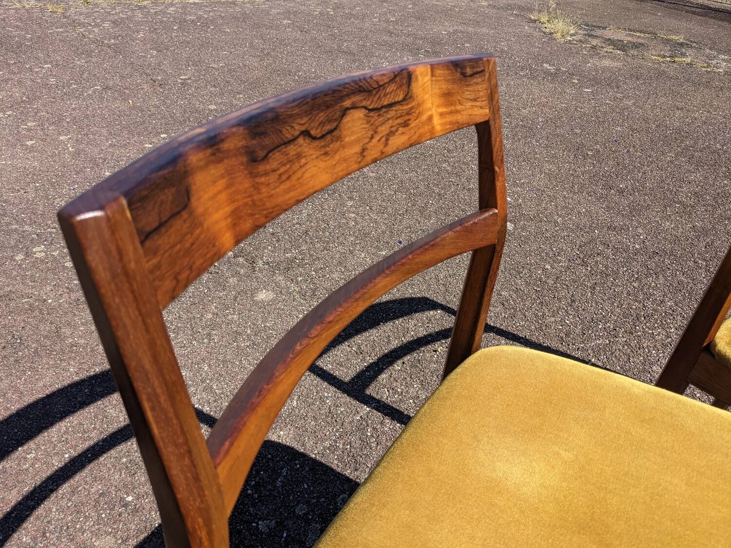 Pair of chairs by Henning Kjaernulf for Mobelfabrik