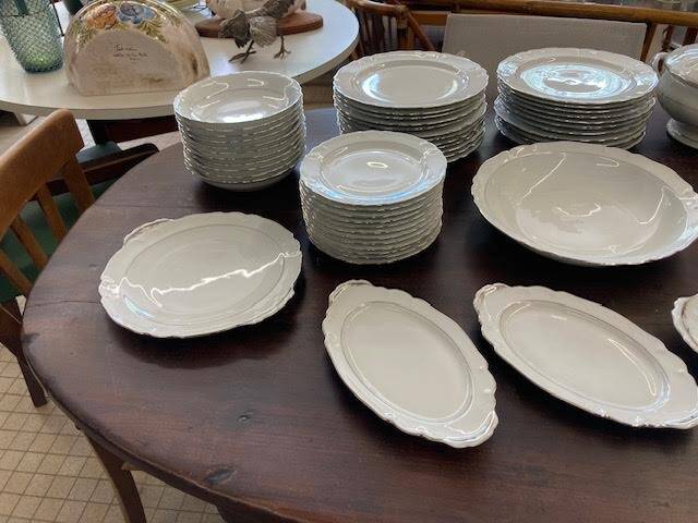 Limoges porcelain dinner service