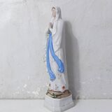 Antique Virgin Mary biscuit statue, 19th century