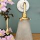 Vintage Art Deco tulip elbow applique by Muller Frères