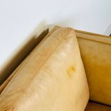 Vintage Scandinavian leather sofa Stoby 1960