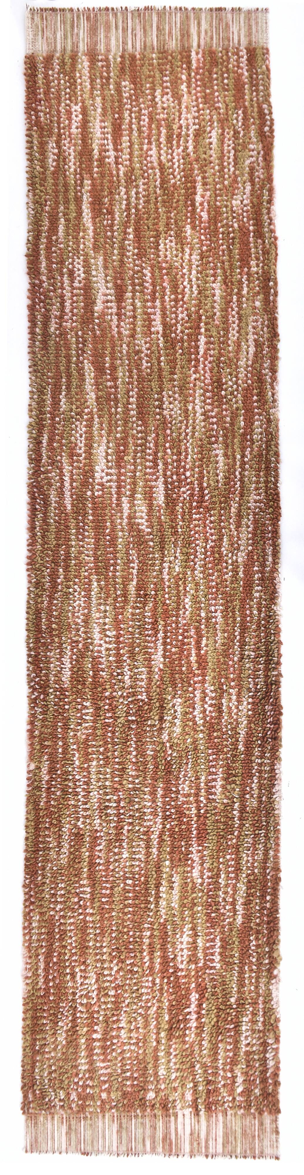 2x10 Terracotta Moroccan Runner Rug, 68x303Cm