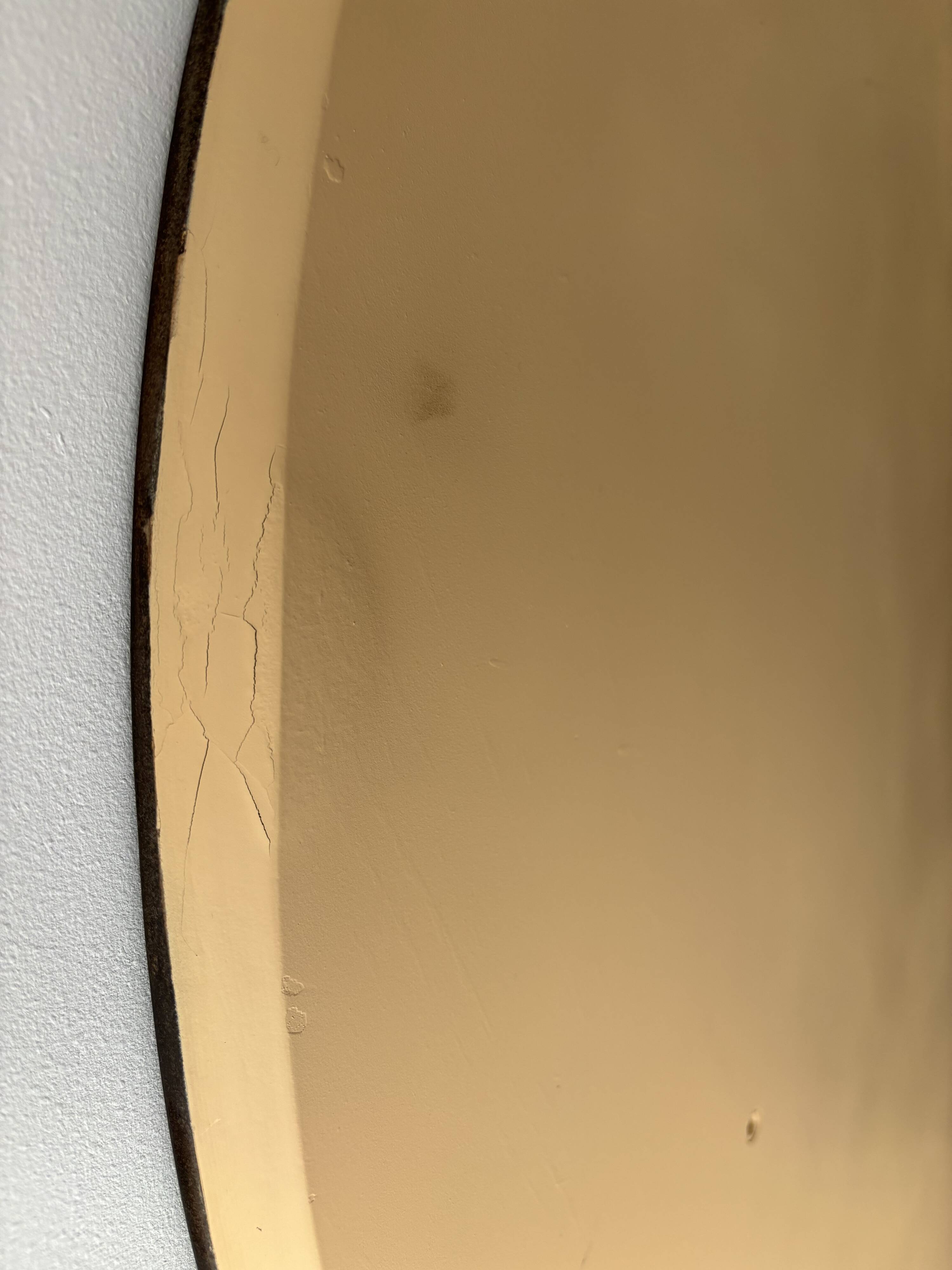 Tulip dining table with chrome base