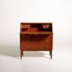 Scandinavian mahogany secretary, 1960s