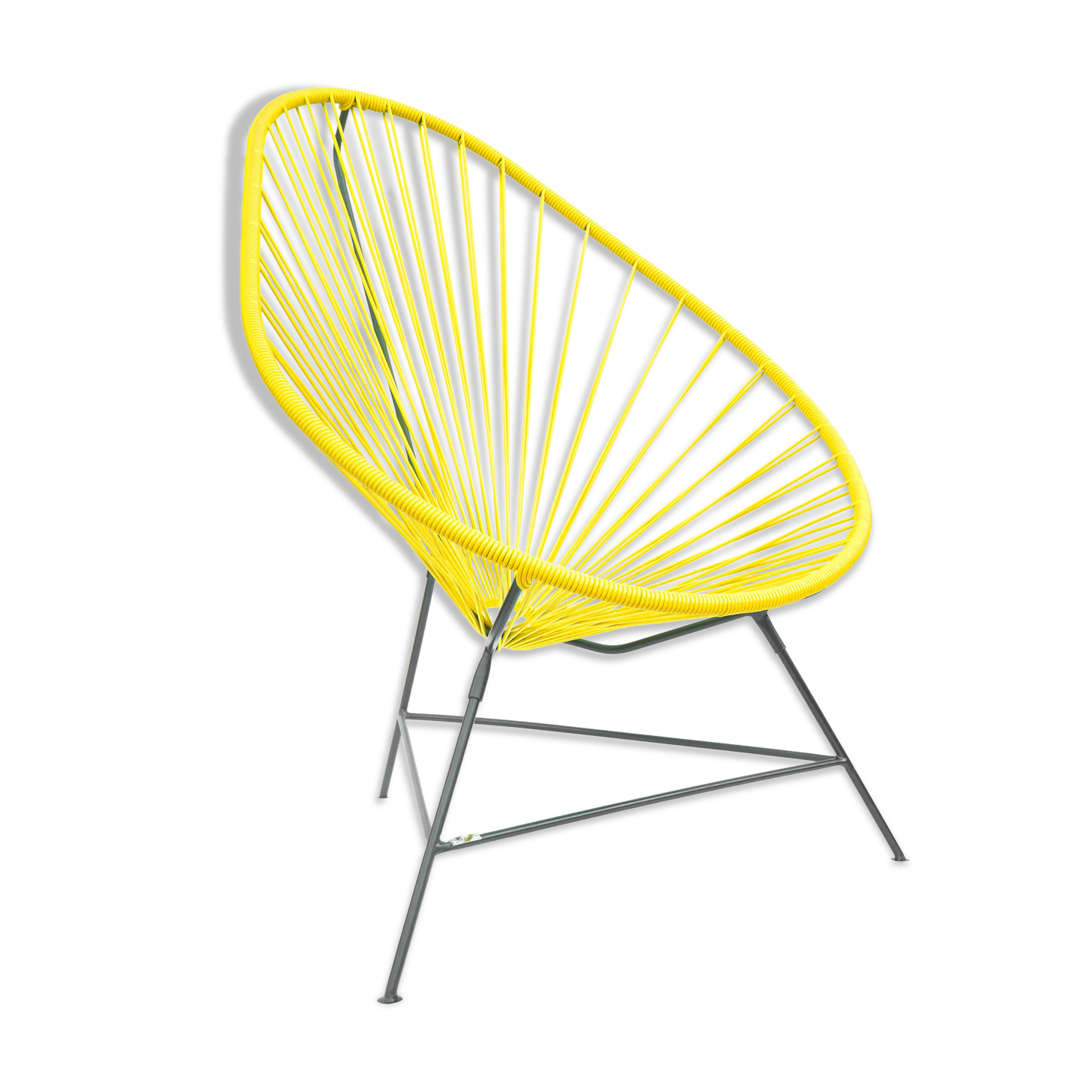 Yellow acapulco armchair boqa