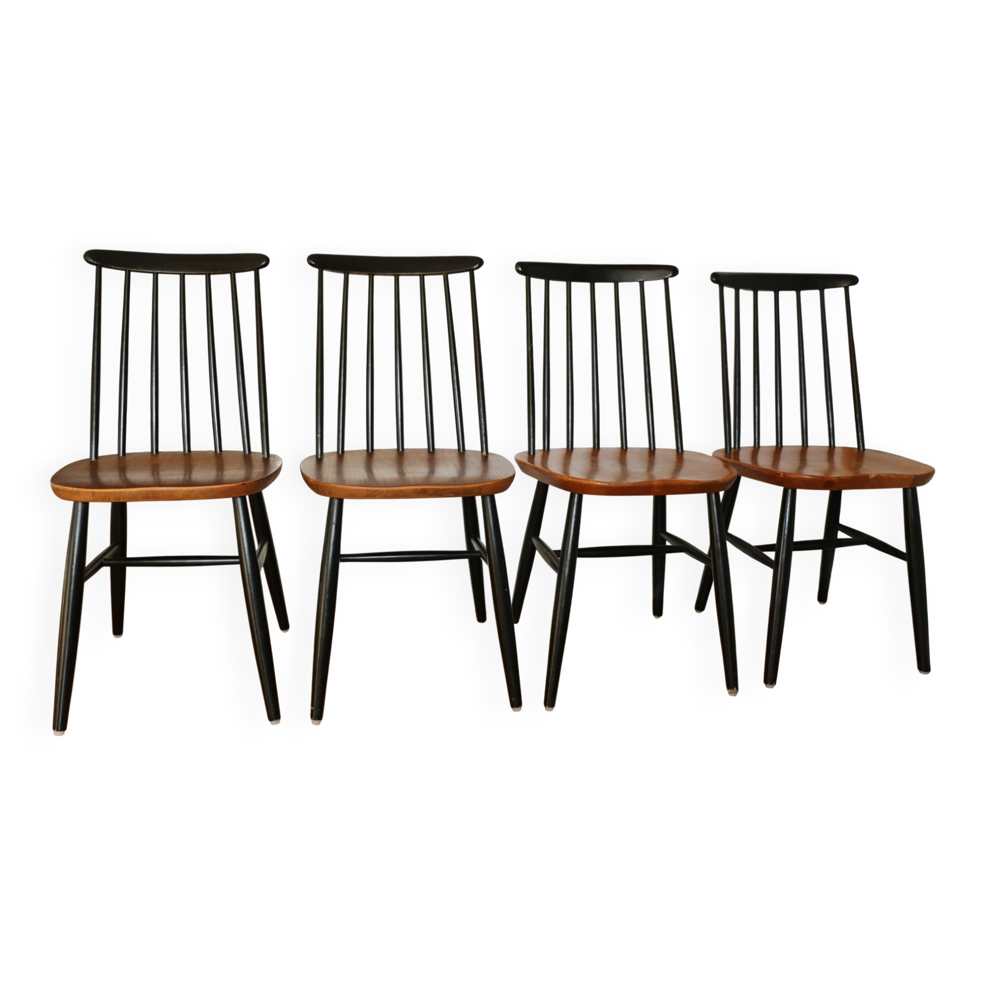 4 fanette chairs by ilmari tapiovaara