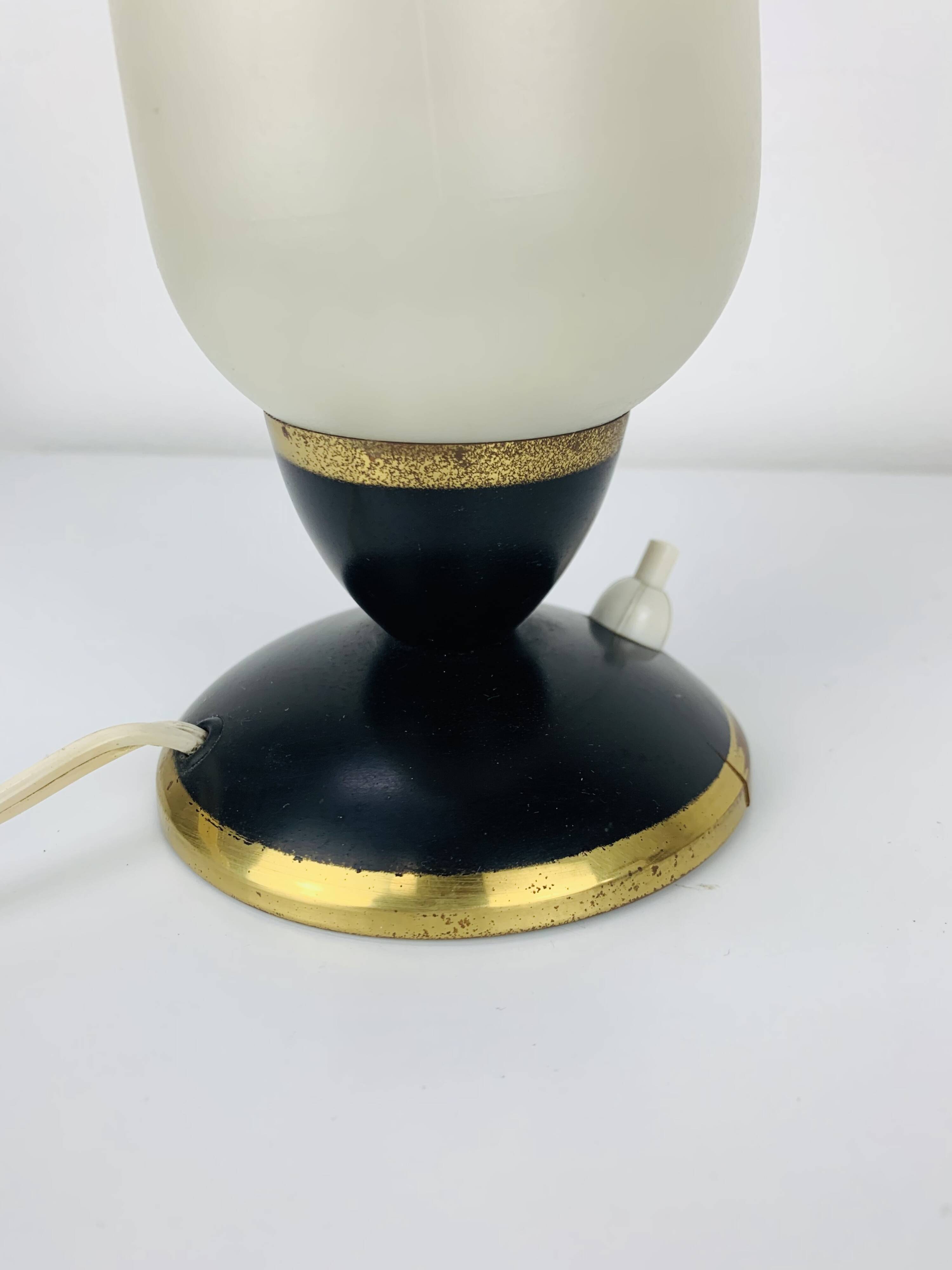 Lampe tulipe années 50