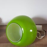 Vintage pear-shaped suspension fixture from the 1970s