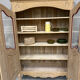 Bibliothèque louis XV en bois brut