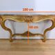 Important Wall Console in Gilded Wood, Louis XV style – Early 20th century