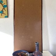 Miroir bois 37x60 cm, années 80