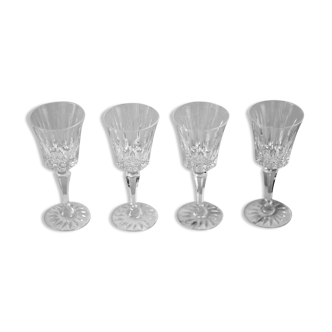 4 wine glasses in Sèvres crystal