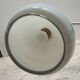 Suspension in white opaline – silver-edged from the 1970s.