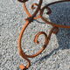 Wrought iron garden table