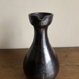 Robert Picault ceramics, black glazed earthenware, 1960