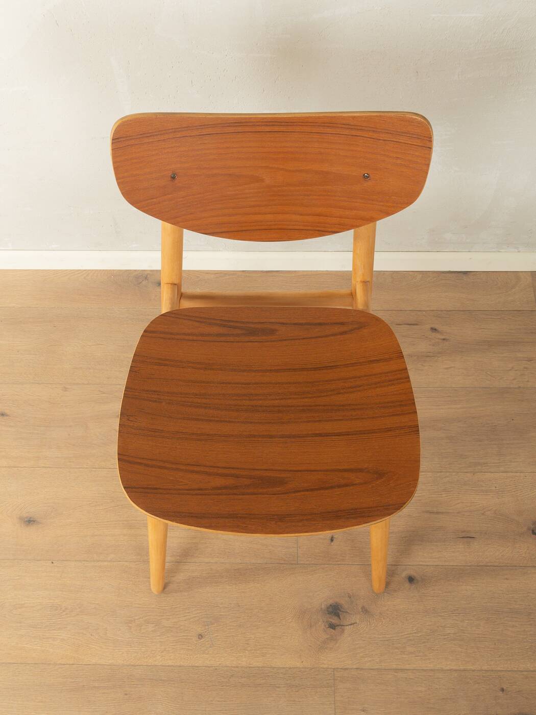 Chaises en contreplaqué des années 1950