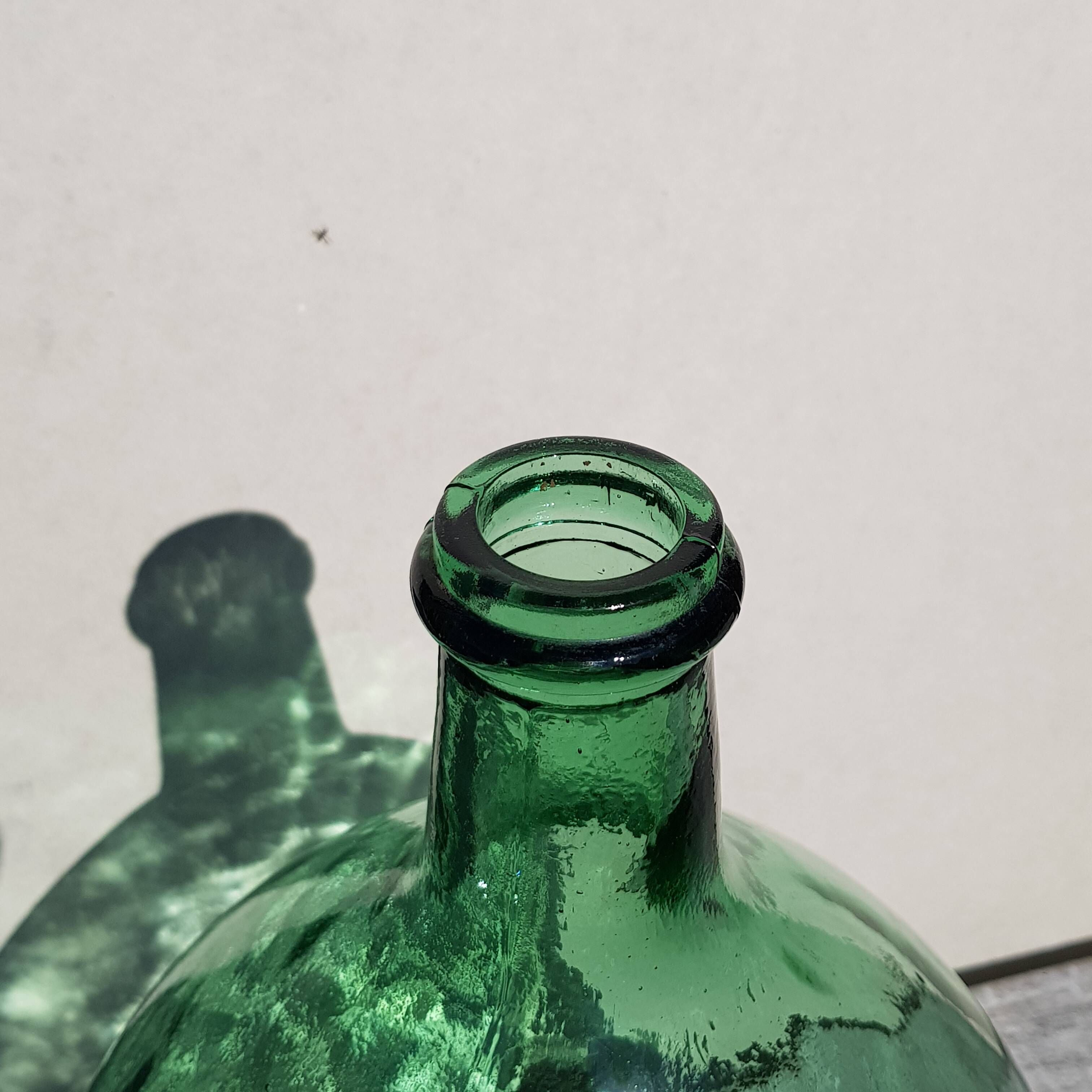 Demijohn green h31cm