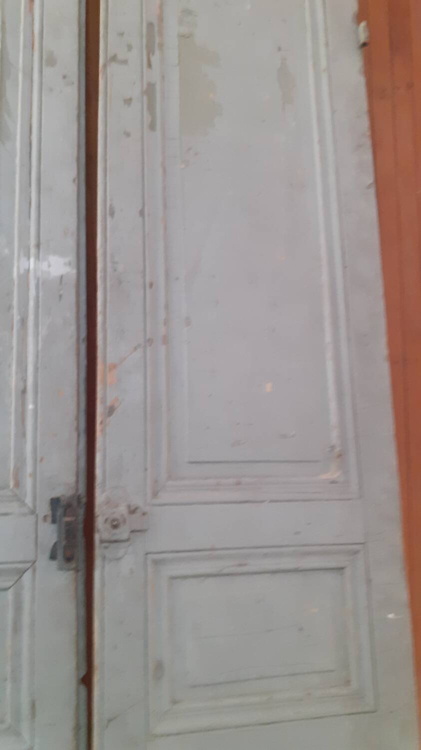 Old wooden doors