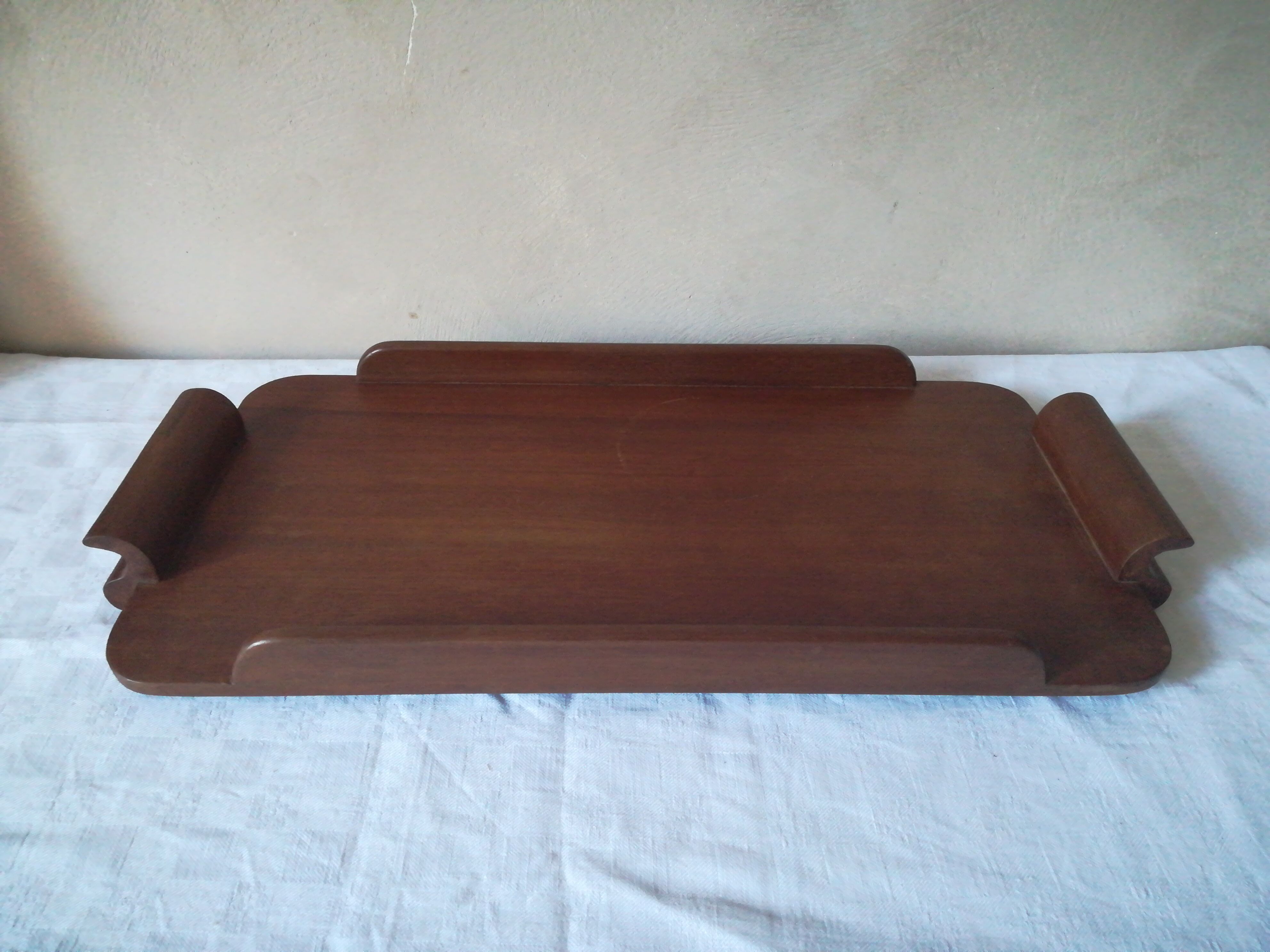 Teak platter