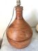 Vintage leather lamp 40 cm